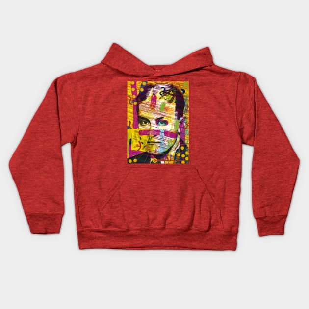 F. Scott Fitzgerald Kids Hoodie by Exile Kings 